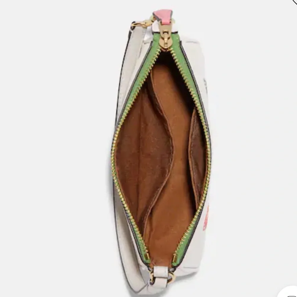 Coach Nolita 19 With Rainbow Coach 
Gold/Chalk Multi - Picture 6 of 16